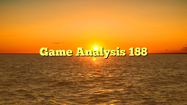Game Analysis 188